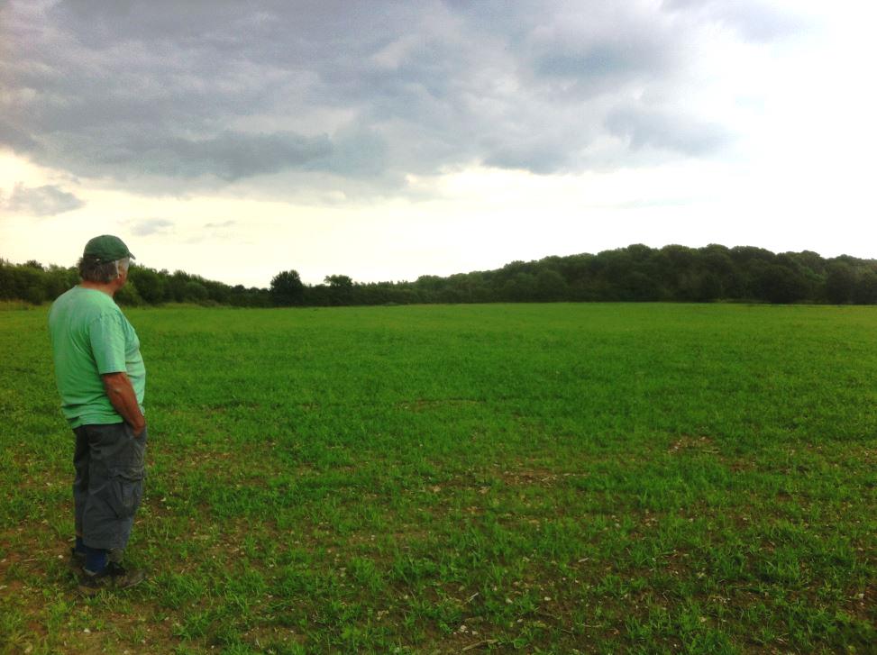 Farmer David Watson supporting Operation Turtle Dove